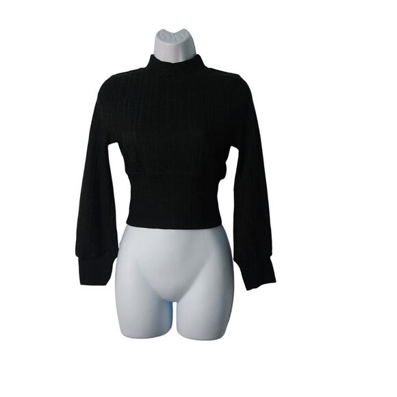 Band of the Free BOG Raquel Cable Knit Sweater Dark academia  Preppy CorpCore - Picture 1 of 8